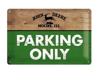 JOUETS - PRODUITS DERIVES - PLAQUE METAL 20X30CM PARKING ONLY