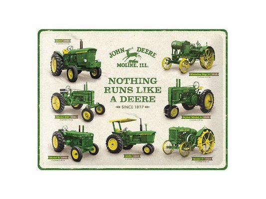JOUETS - PRODUITS DERIVES - PLAQUE METALLIQUE 30X40 HISTORY SERIES