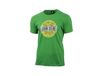 VÊTEMENTS - VETEMENTS DE TRAVAIL - T-SHIRT VERT NOTHING RUNS LIKE A DEERE TAILLE L