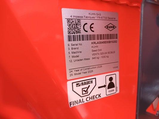 Semoir à grains Kuhn VENTA320-24ISOBU