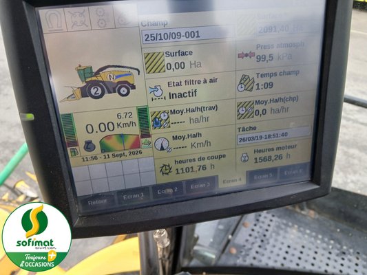 Ensileuse automotrice New Holland FR550