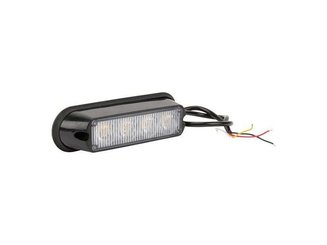 ELECTRICITE / ELECTRONIQU - COMPOSANTS - AVERTISSEUR FLASH LED ORANGE 4X3W