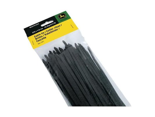 LIBRE SERVICE AGRICOLE - ELECTRICITE LISA - COLLIER RILSAN LG370MMX4,8MM LOT DE 100NOIR