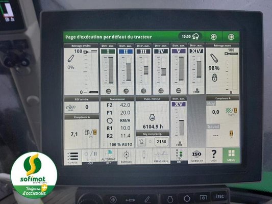 Tracteur agricole John Deere 8270R