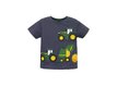 T-shirt BLEU MARINE TRACT+BALLE 2 ANS