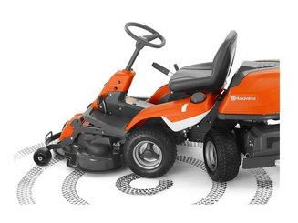 TONDEUSE AUTOPORTEE - TONDEUSE FRONTALE - TRACTEUR TONDEUSE RIDER HUSQVARNA R214C