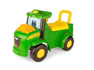 JOUETS - JOUETS - TRACTEUR AUTOPORTE ENFANT JOHNNY RIDE ON JOHN DEERE