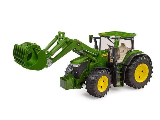 JOUETS - JOUETS - JOUET TRACTEUR JOHN DEERE 7R350 AVEC CHARGEUR FRONTAL