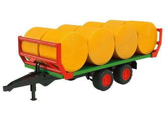 JOUETS - JOUETS - JOUET REMORQUE A BALLES RONDES 1/16EME