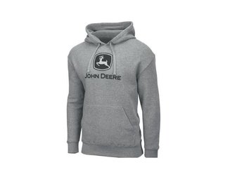 VÊTEMENTS - VETEMENTS DE TRAVAIL - SWEAT A CAPUCHE JOHN DEERE GRIS TAILLE XS
