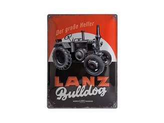 VÊTEMENTS - VETEMENTS - Lanz Plaque métallique 30 x 40 cm - Bulldog
