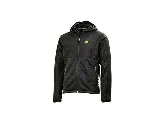 VÊTEMENTS - CHAUSSURES BOTTES - VESTE POLAIRE NOIRE JOHN DEERE TAILLE M