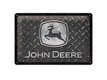 PLAQUE METALLIQUE DIAMOND PLATE 20 X 30 JOHN DEERE