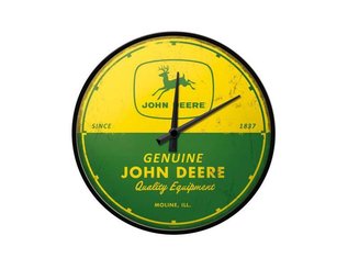 VÊTEMENTS - VETEMENTS - Horloge murale « Genuine Quality Equipment" JOHN DEERE