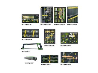LIBRE SERVICE AGRICOLE - OUTILS KING TONY / JD - SERVANTE ATELIER COMPLETE JOHN DEERE 212 PIECES