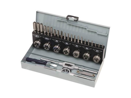 PIECES DIVERSES - NE PLUS UTILISER - COFFRET TARAUDS FILIERES 32 PCS
