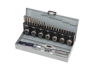 PIECES DIVERSES - NE PLUS UTILISER - COFFRET TARAUDS FILIERES 32 PCS