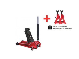 LIBRE SERVICE AGRICOLE - EQUIPEMENTS ATELIER - KIT CRIC ROULEUR 4T + 2 CHANDELLES 3T OFFERTES