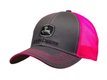CASQUETTE GRISE FILET ROSE