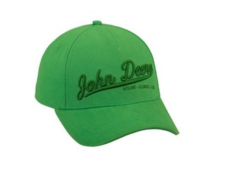 VÊTEMENTS - VETEMENTS DE TRAVAIL - CASQUETTE DE BASEBALL JOHN DEERE 3D VERTE