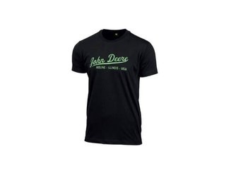 VÊTEMENTS - VETEMENTS DE TRAVAIL - T-SHIRT NOIR JOHN DEERE TAILLE M