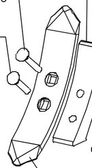 SOL / LABOUR / SEMIS - PIECES USURE TRAVAIL SOL - DENT EFFACE TRACE MK0A00038