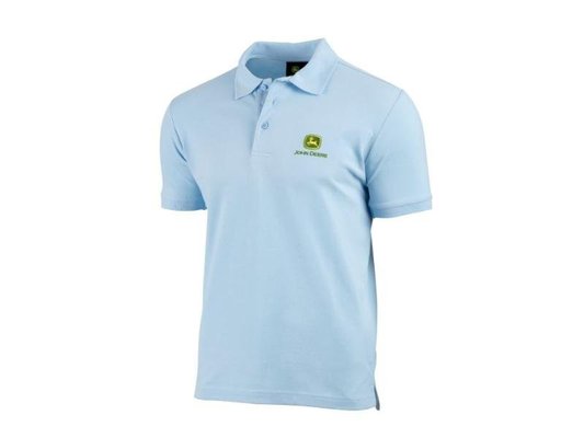 VÊTEMENTS - VETEMENTS DE TRAVAIL - POLO BLEU CLAIR JOHN DEERE TAILLE L