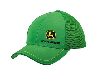 VÊTEMENTS - VETEMENTS DE TRAVAIL - CASQUETTE À MAILLE VERTE AVEC LOGO JOHN DEERE