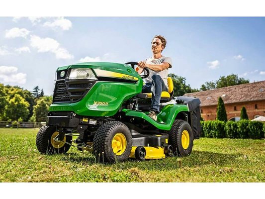 TONDEUSE AUTOPORTEE - AUTOPORTEE EJECT AR - TRACTEUR TONDEUSE JOHN DEERE X350R
