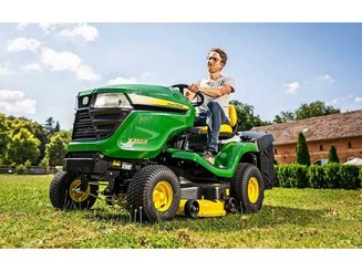TONDEUSE AUTOPORTEE - AUTOPORTEE EJECT AR - TRACTEUR TONDEUSE JOHN DEERE X350R