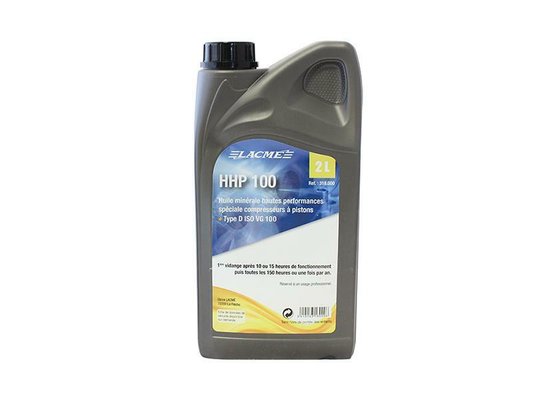 LIBRE SERVICE AGRICOLE - ACCESSOIRES COMP + NETTOY - HUILE HHP 100 2L LACME POUR COMPRESSEUR