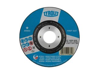 LIBRE SERVICE AGRICOLE - EQUIPEMENTS ATELIER - DISQUE DE BROYAGE 125x6mm TYROLIT