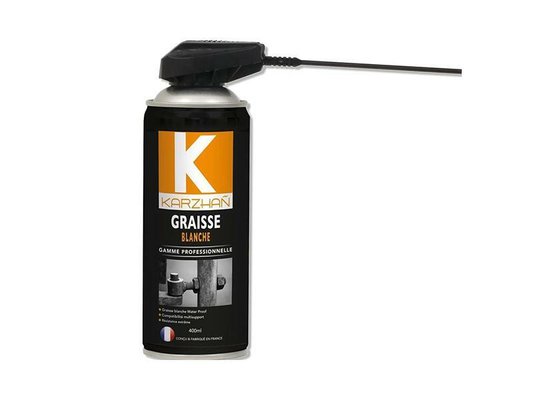 LIBRE SERVICE AGRICOLE - PRODUITS CHIMIQUE - BOMBE GRAISSE BLANCHE KARZHAN 400ML