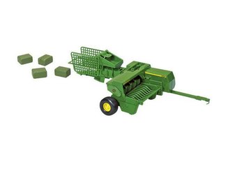JOUETS - JOUETS - JOUET PRESSE A BALLES RECTANGLES JOHN DEERE 1/16EME
