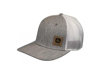 VÊTEMENTS - VETEMENTS DE TRAVAIL - CASQUETTE GRISE / BLANCHE JOHN DEERE