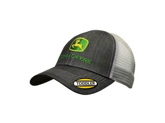 VÊTEMENTS - VETEMENTS DE TRAVAIL - CASQUETTE NOIRE ET GRISE JOHN DEERE