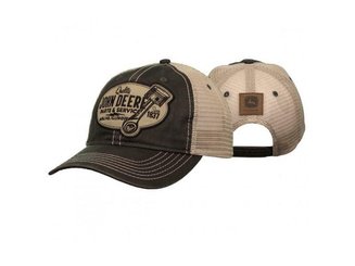 VÊTEMENTS - VETEMENTS DE TRAVAIL - CASQUETTE  TOILE CIREE MARRON GRILLAGEE