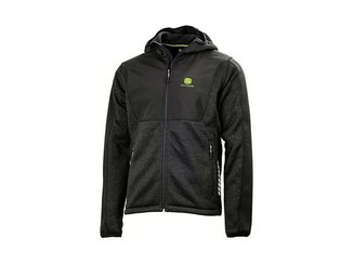 VÊTEMENTS - CHAUSSURES BOTTES - VESTE POLAIRE NOIR JOHN DEERE TAILLE L