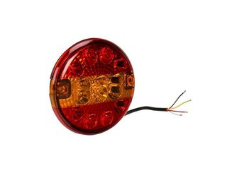 ELECTRICITE / ELECTRONIQU - COMPOSANTS - FEU ARRIÈRE LED ROND CÂBLÉ