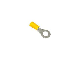 LIBRE SERVICE AGRICOLE - ELECTRICITE LISA - COSSE A SERTIR JAUNE OEILLET 6MM BLISTERDE 10 PIECES