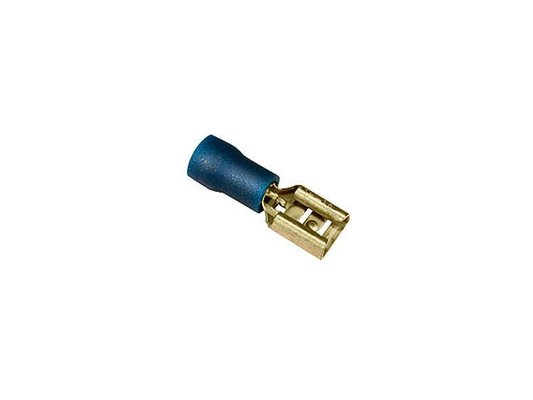LIBRE SERVICE AGRICOLE - ELECTRICITE LISA - COSSE PLATE BLEUE FEMELLE lg6,4MM BLISTEDE 10 PIECES