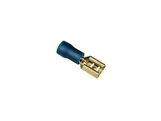 LIBRE SERVICE AGRICOLE - ELECTRICITE LISA - COSSE PLATE BLEUE FEMELLE lg6,4MM BLISTEDE 10 PIECES
