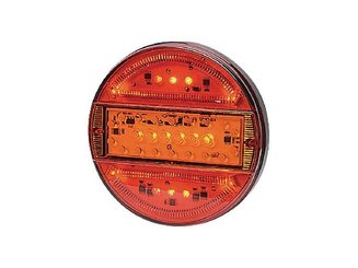 ELECTRICITE / ELECTRONIQU - COMPOSANTS - FEU ARRIÈRE LED ROND CÂBLÉ UNIVERSEL