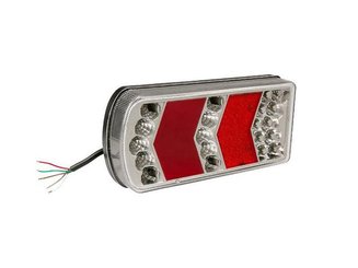 ELECTRICITE / ELECTRONIQU - COMPOSANTS - FEU ARRIÈRE LED RECTANGLE DROIT CÂBLÉ