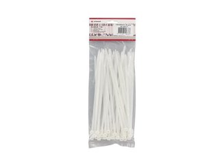 BOULONNERIE - BOULONNERIE UNITAIRE - 50 SERRE-CÂBLES 4,8X200MM BLANC