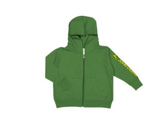 VÊTEMENTS - VETEMENTS DE TRAVAIL - SWEAT A CAPUCHE ENFANT JOHN DEERE TAILLE 2 ANS