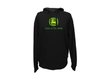 SWEAT NOIR LOGO JOHN DEERE TAILLE L