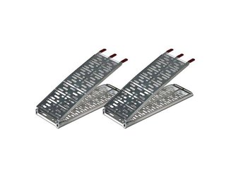 REMORQUES ROUTIERES - ACCESSOIRES REMORQUES - PAIRE DE RAMPES ALU PLIANTES ET PLEINES 2,25M