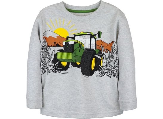 VÊTEMENTS - VETEMENTS DE TRAVAIL - SWEET GRIS AVEC TRACTEUR 3-4 ANS