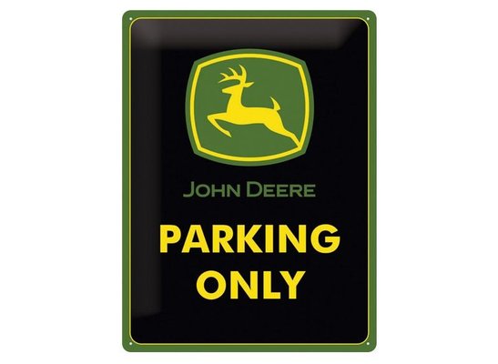 VÊTEMENTS - VETEMENTS - PLAQUE METALLIQUE PARKING ONLY 15 X 20